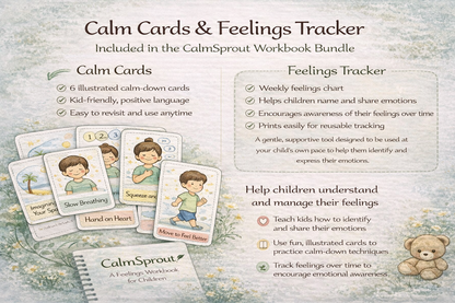 Big Feelings Workbook Bundle for Children (Age 4-8)